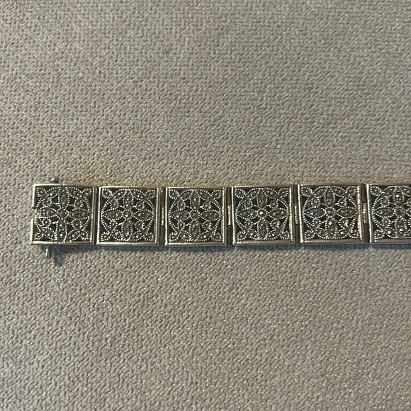 VINTAGE MARCASITE BRACELET IN EXCELLENT CONDITION - Picture 2 of 5